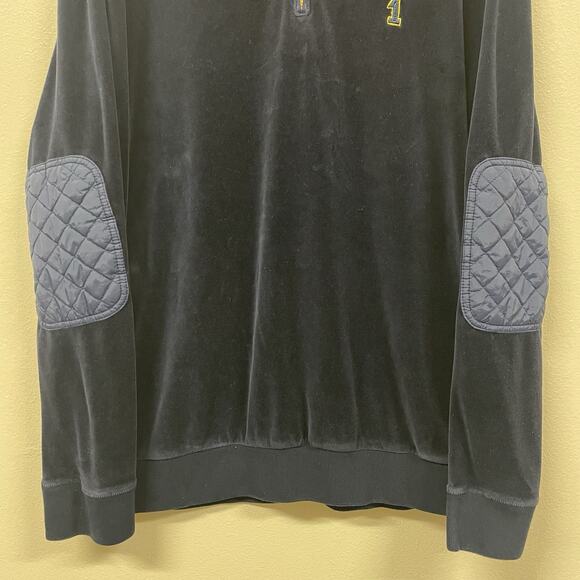 Vtg Y2K Sean John Track Jacket 90s Hip Hop Full Zip Elbow Patch Mock Neck 3XL - Picture 2 of 8